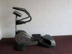 * A TechnoGym Wave EXC 700i SP Stepper Machine with Interactive Screen, Heart Rate Monitors, Cup