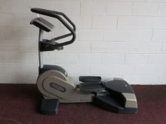 * A TechnoGym Wave EXC 500 SP Stepper Machine with Interactive Screen, Heart Rate Monitor, Cup