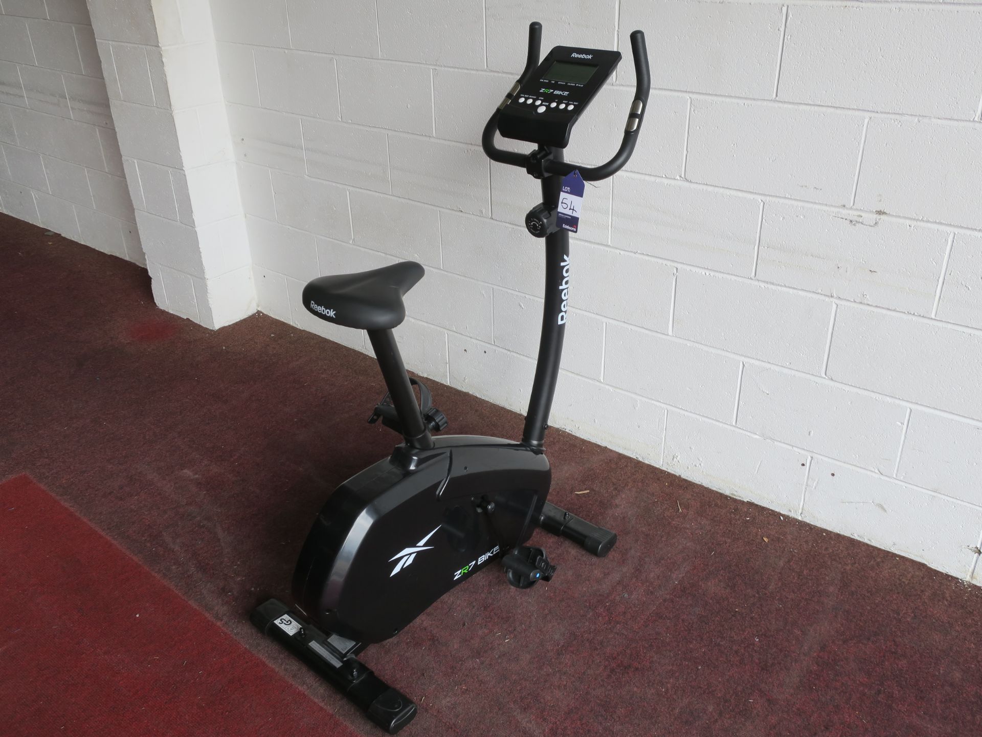 A Reebox ZR7 Upright Exercise Bicycle (needs new batteries) - Image 3 of 4