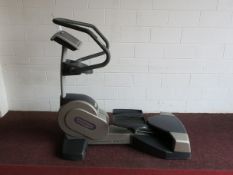 * A TechnoGym Wave EXC 700i SP Stepper Machine with Interactive Screen, Heart Rate Monitors, Cup