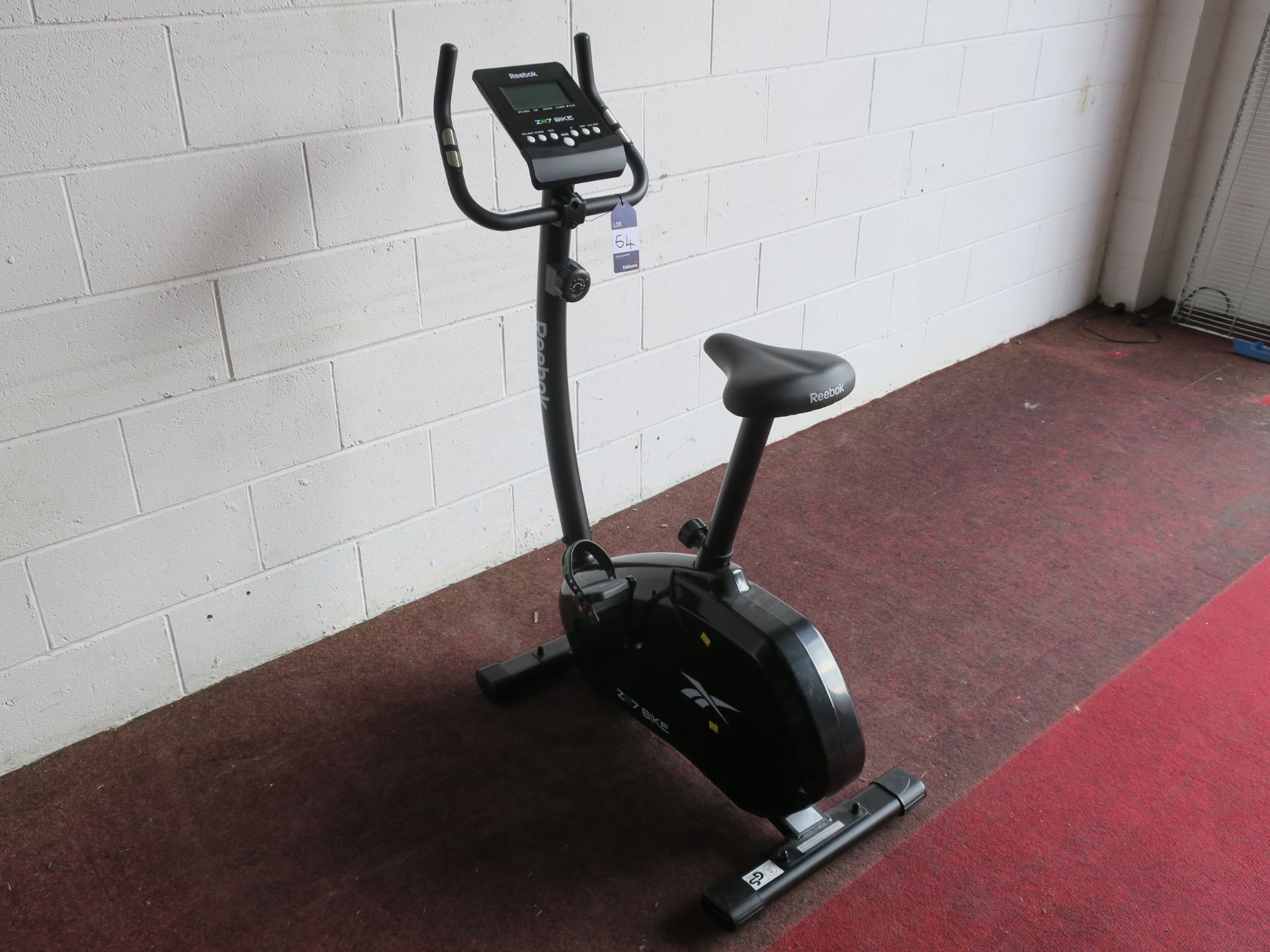 A Reebox ZR7 Upright Exercise Bicycle (needs new batteries) - Image 2 of 4