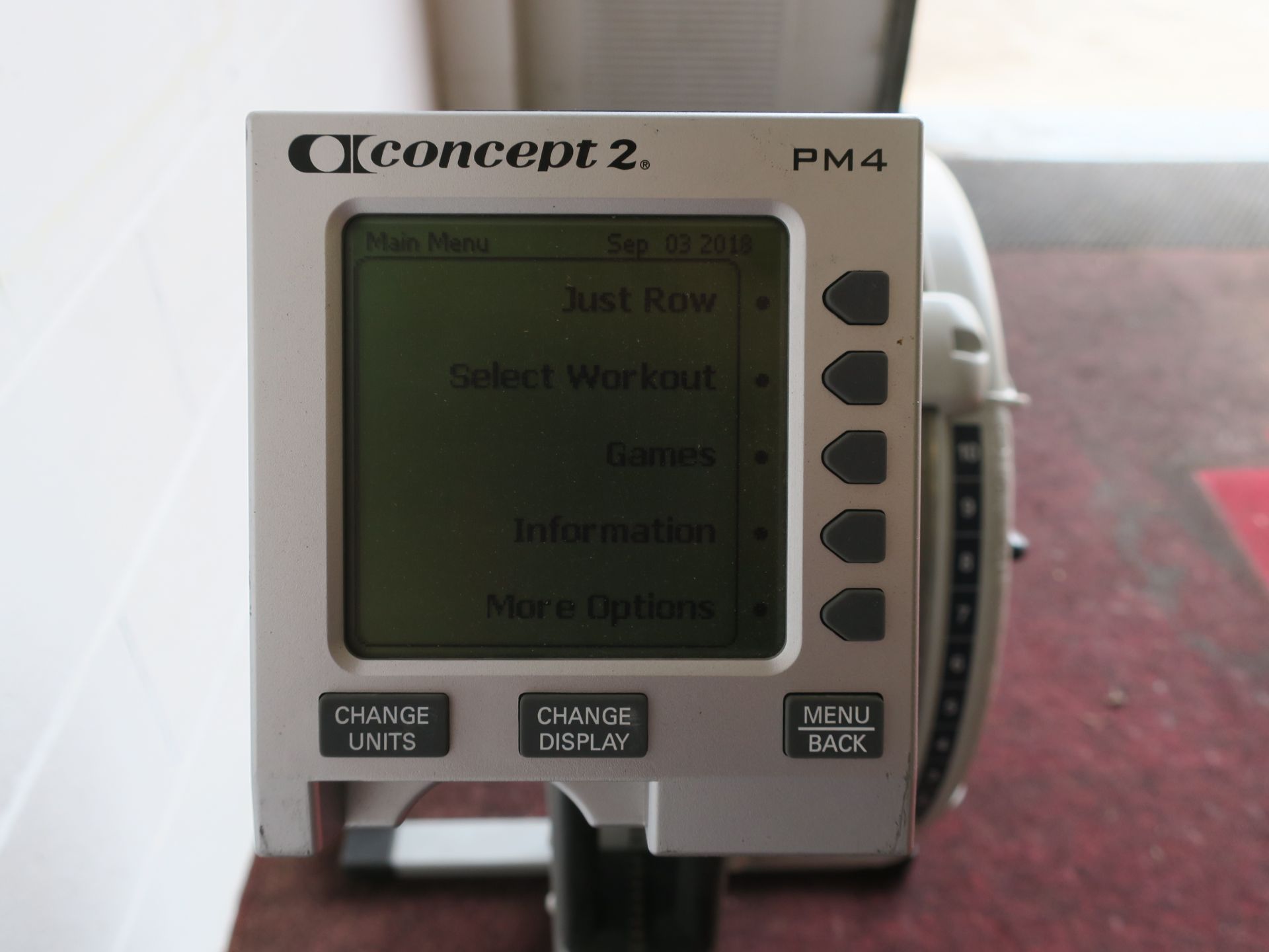 * A Concept 2 Rowing Machine with DM4 Screen - Image 2 of 2