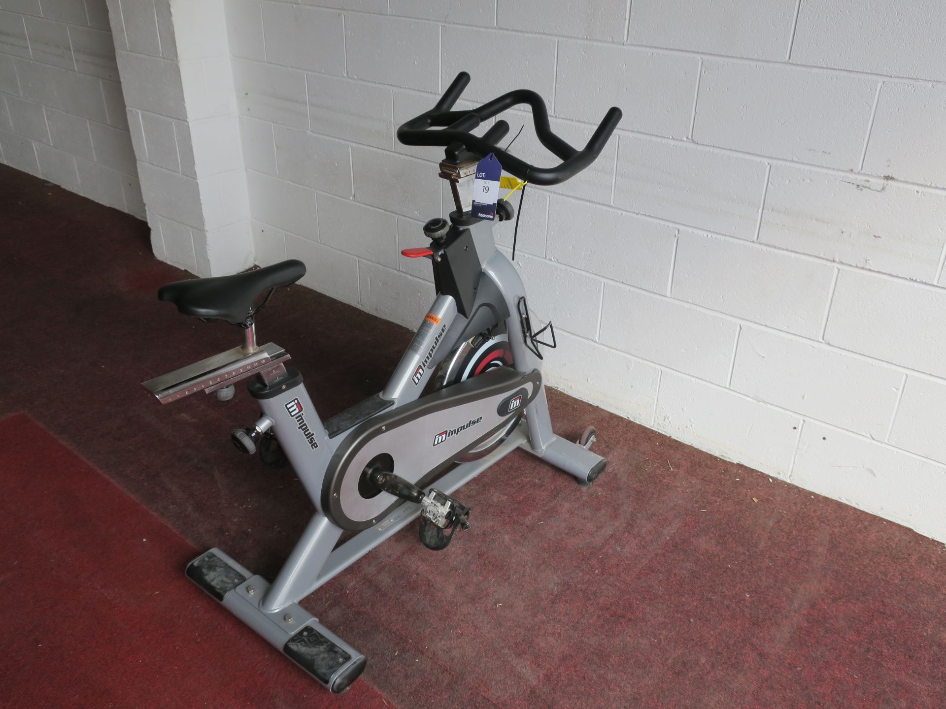 * An Impulse Class 'S' Upright Spinning Cycle (Max user weight 150Kg/330lbs) S/N PS303E-15NT0145. - Image 3 of 3