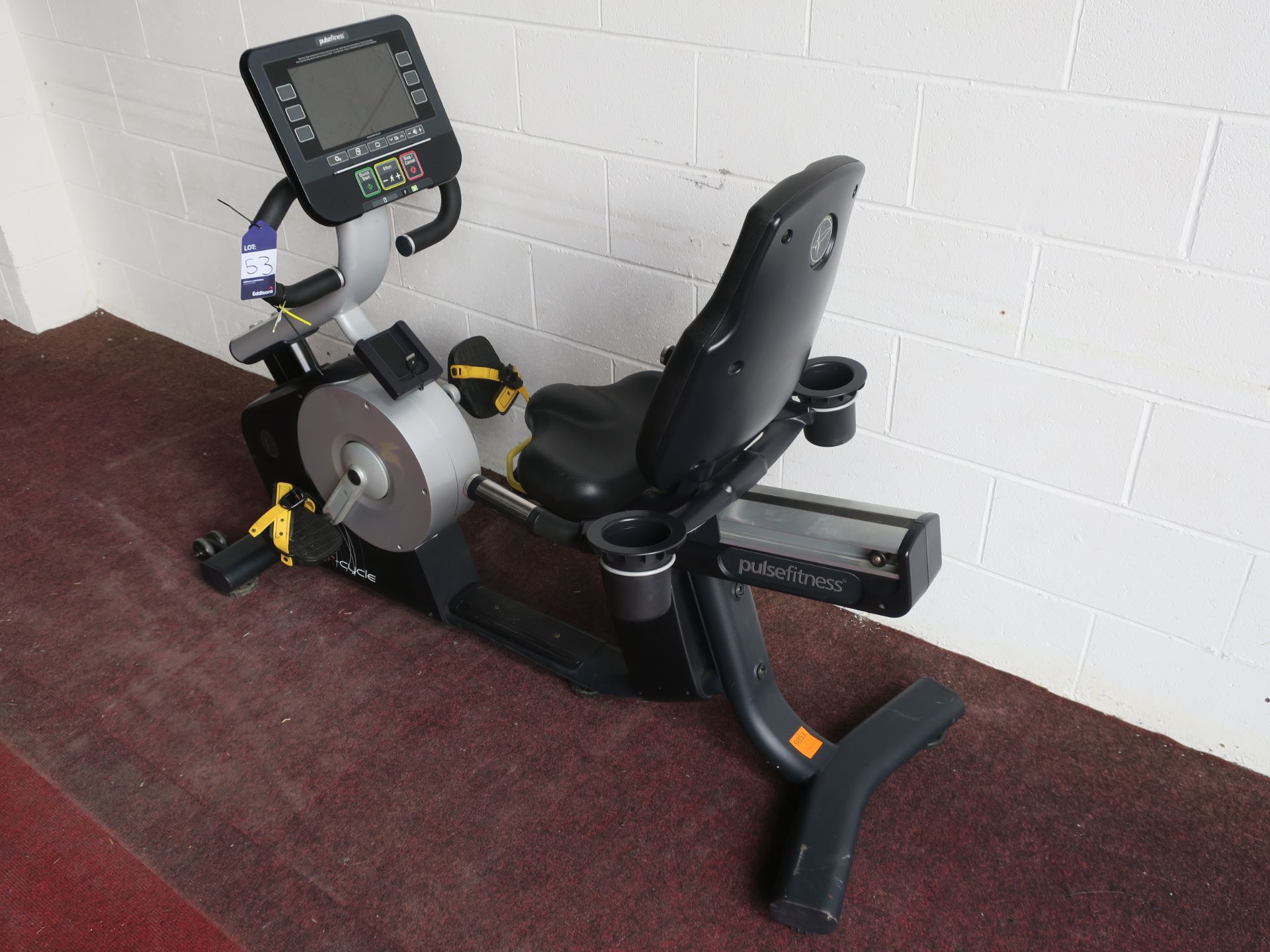 * Pulse Fitness Recumbent Cycle. Please note there is a £5 Plus VAT Lift Out Fee on this lot - Image 2 of 2