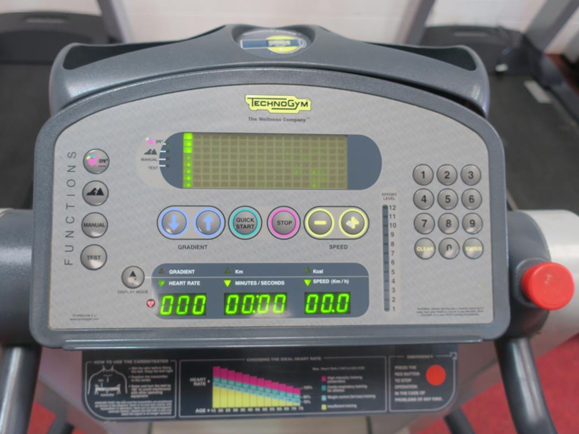 * A Technogym 'Run 600 XT Pro Treadmill with interactive screen and heart rate monitor S/N D3990- - Image 3 of 4