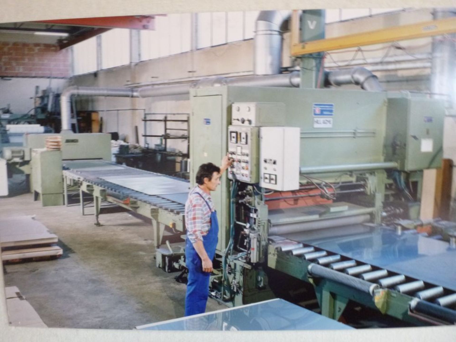 Burkle Plastic Film Applicator - YOM: Approx 1965; Width: 1600mm; Applies protective plastic film to - Image 16 of 17