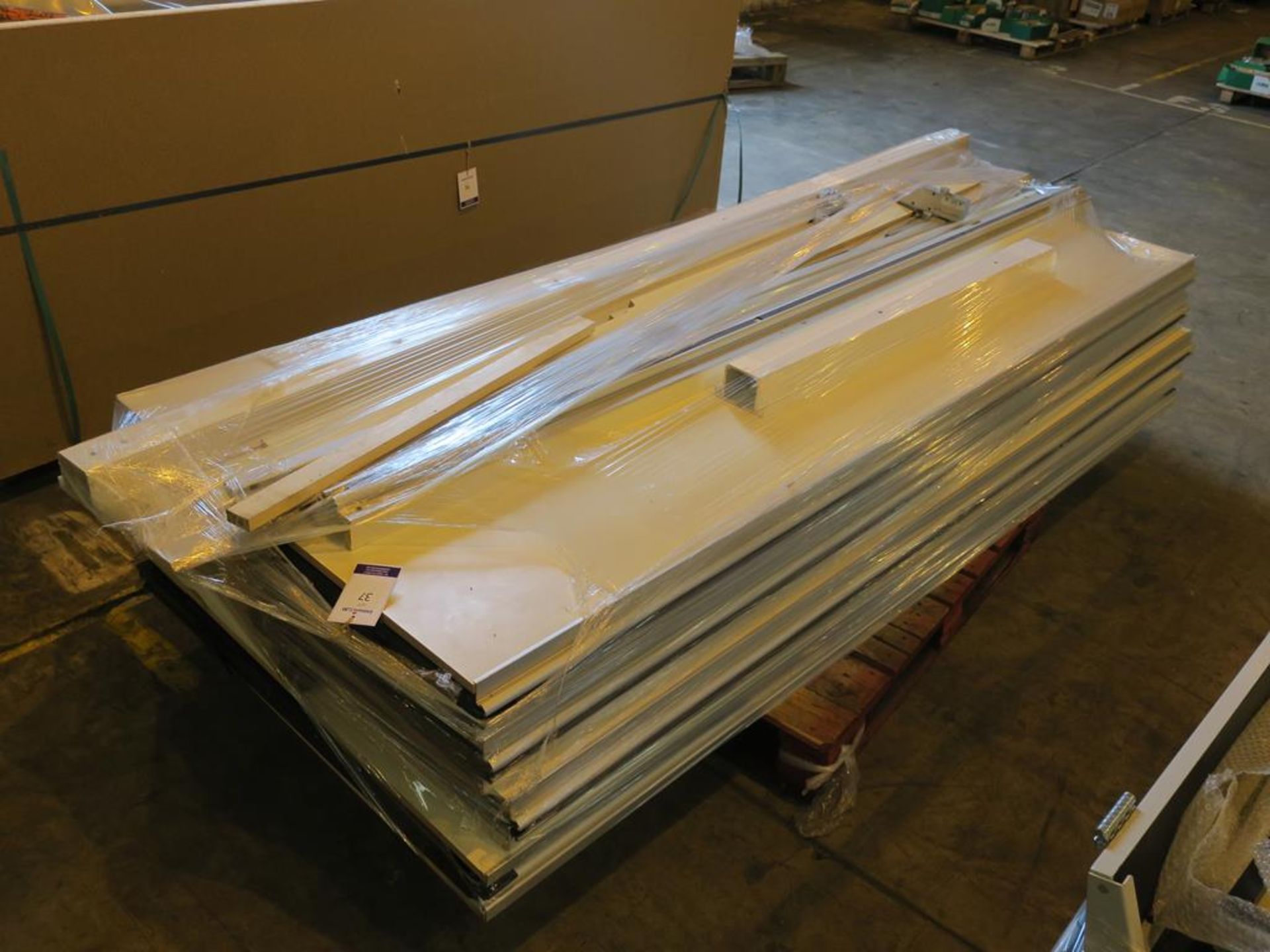 * A Qty of Industrial Room Dividers. Please note there is a £5 plus VAT Lift Out Fee on this lot.