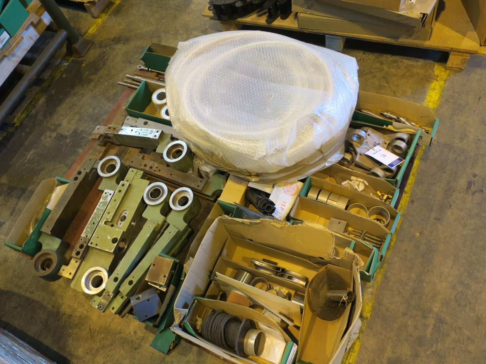 * Qty of various Machine Spares to pallet including sleeves, spindles etc. Please note there is a £5
