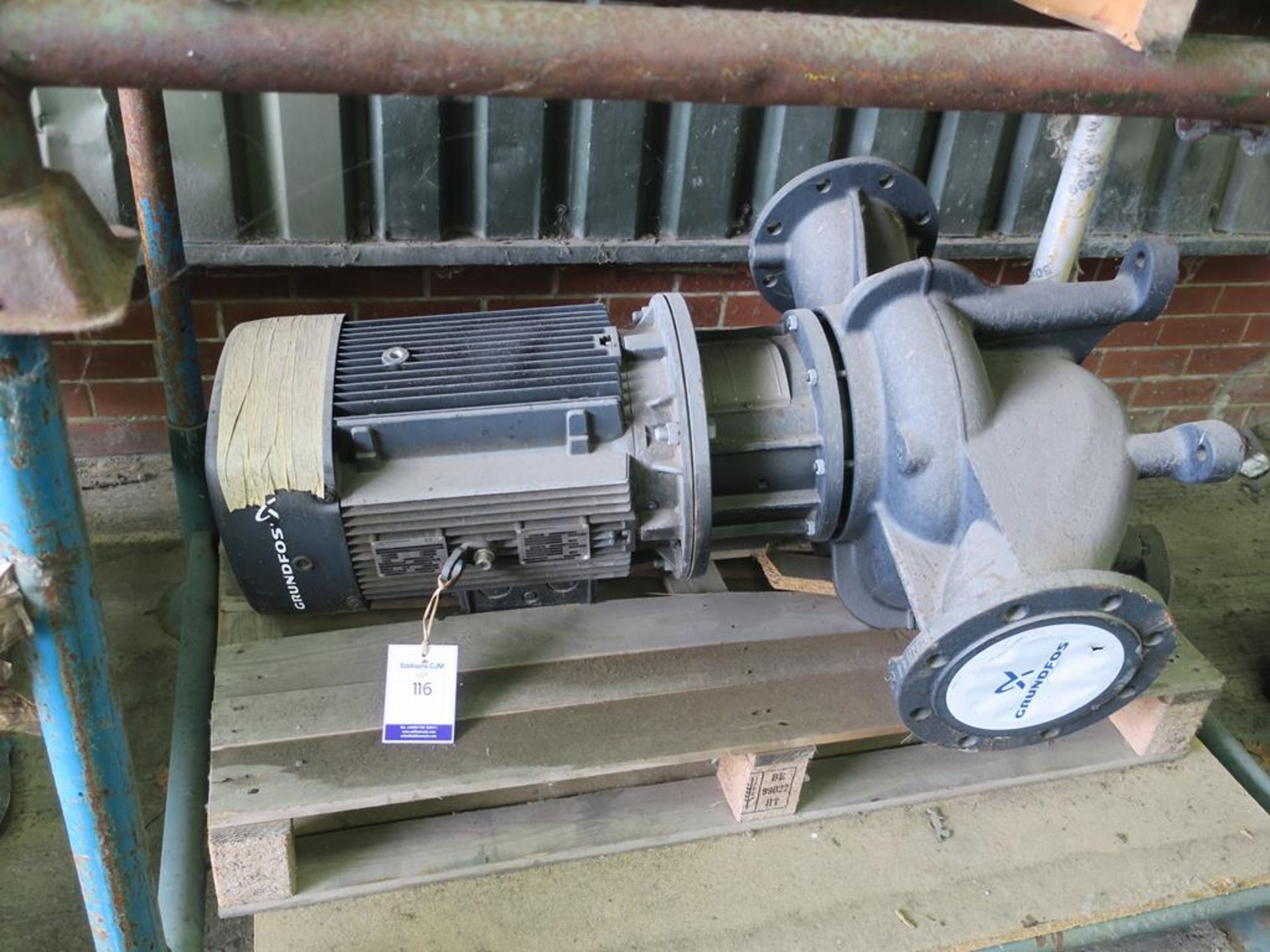 * A Grundfos Motor s/n 5967 11.0kW together with a Pump Unit. Please note there is a £5 plus VAT