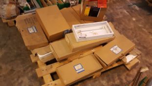 * A pallet of Machine Spares, including Level Switches, Threaded Screws, Rollers etc