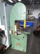 * A Wadkin MZF Vertical Bandsaw