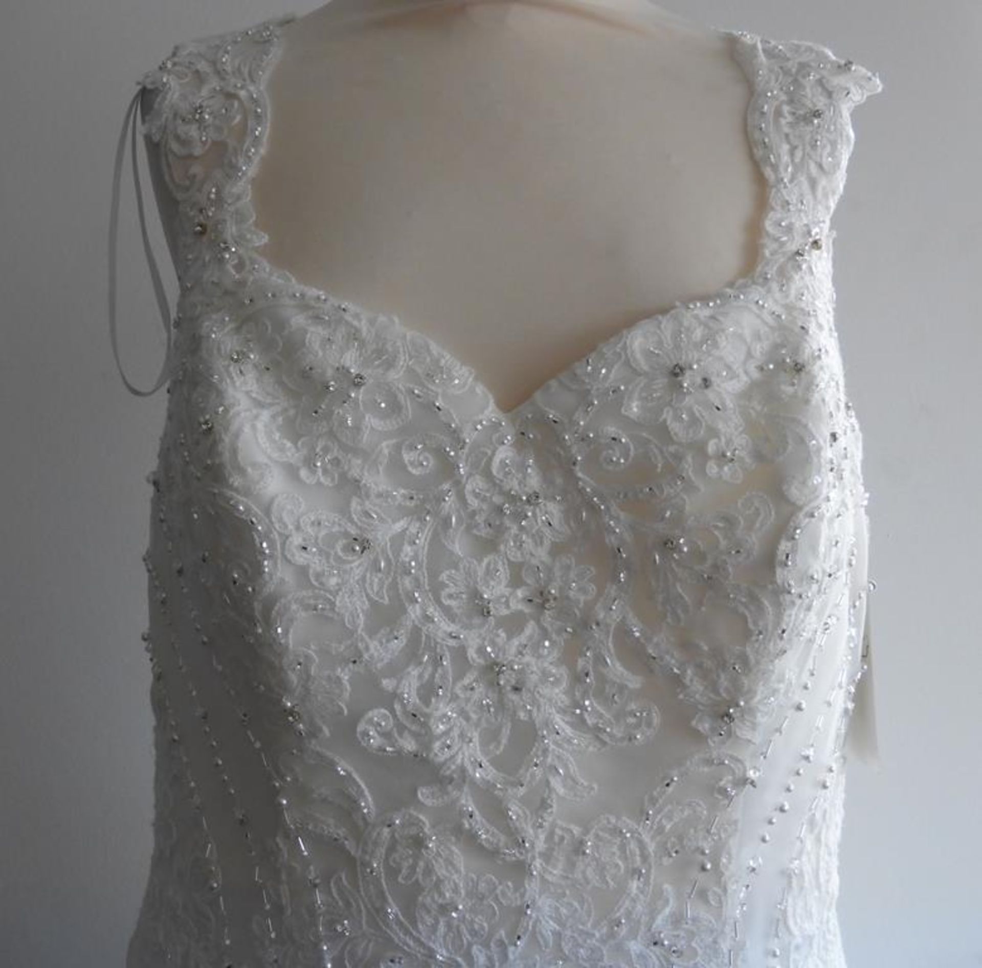 * Unforgetable By Bonny Bridal, Size 18, Style 1713, Wedding Dress. - Image 2 of 4