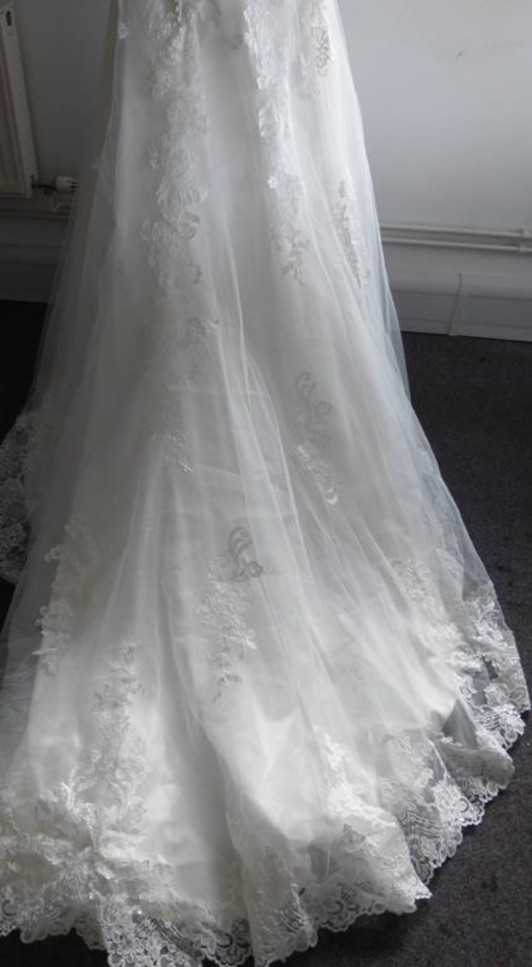 * Unforgetable By Bonny Bridal, Size 18, Style 1713, Wedding Dress. - Image 3 of 4