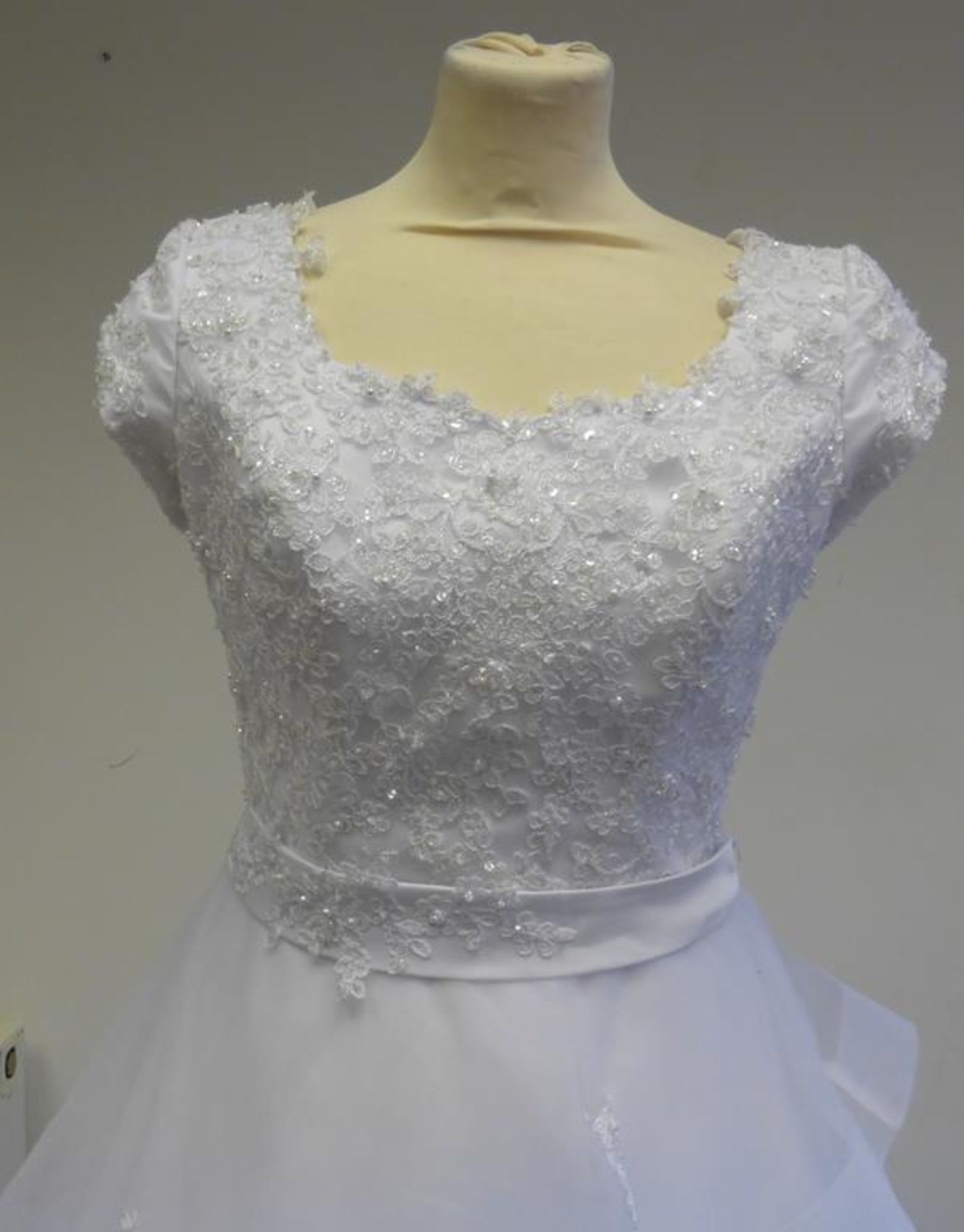 * Bliss Wedding Dress, size 10 with train (RRP £720) - Image 2 of 4
