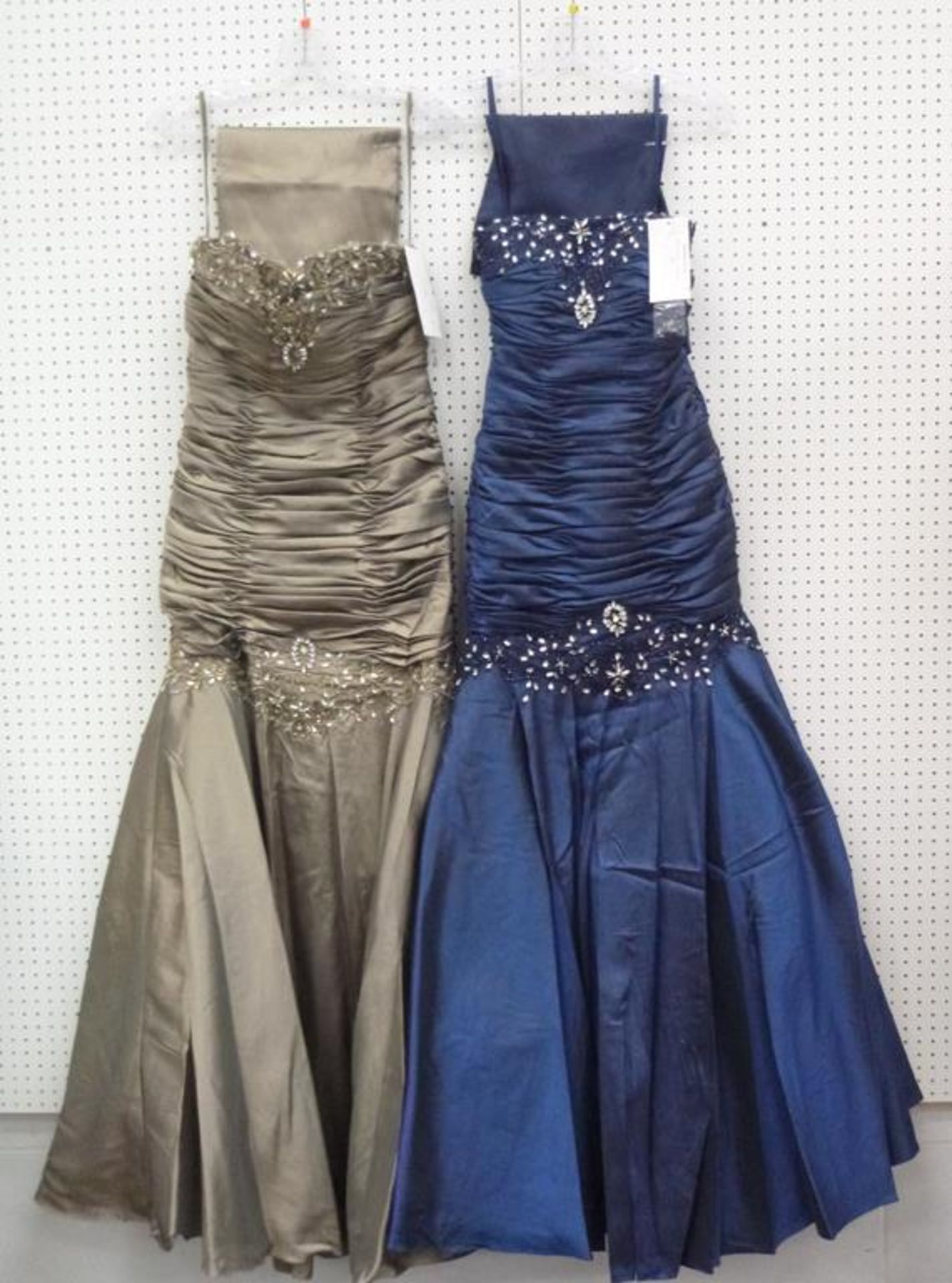 51 Dresses to include: Princess Gowns STY11053, Golden Prom Dresses, sizes 4 x 14, Princess Gowns