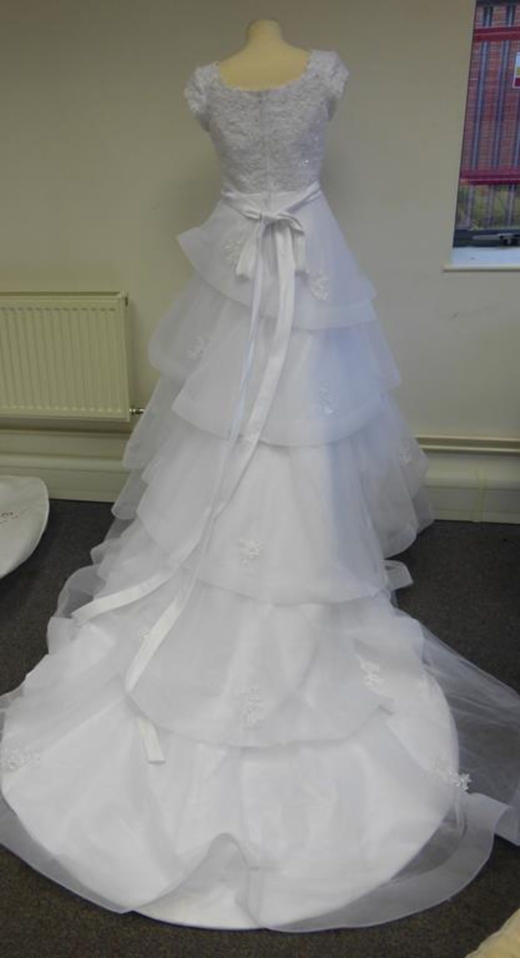 * Bliss Wedding Dress, size 10 with train (RRP £720) - Image 3 of 4