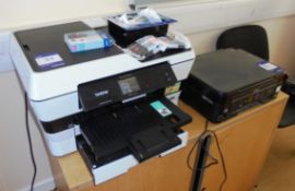 3 x Dell Monitors, Epson XP342 printer, and Brother MFCJ6720DW printer (located at 20 Hornspit Lane,