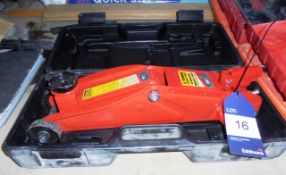 Trolley jack, 2 ton capacity (located at 20 Hornspit Lane, West Derby, Liverpool L12 5LT)