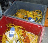 Quantity of splitter boxes, and extension cables t