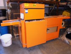 DEM SP4000MVRE shrink wrapper, (serial number 9411) together with 6 rolls of various size shrinkfilm