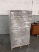 Large pallet of 2500 sheets of grey board/padding board, size 640mm x 900mm