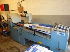 MBO T530-2-53/4Folding Machine with feeder & stack