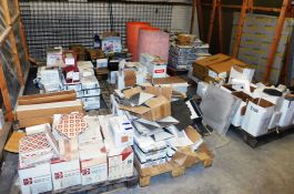Large quantity of various tiles, to pallets
