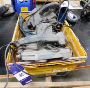 Various electric power tools to box