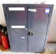 2 door steel cabinet, with key