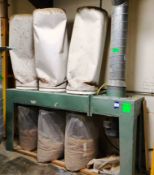 Triple bag dust extractor (ducting not included)