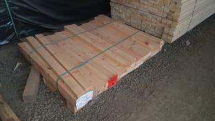 * 50mm x 75mm (40mm x 66mm) planed square edged, 42 pieces at 940mm. Sellers ref X3534. This lot