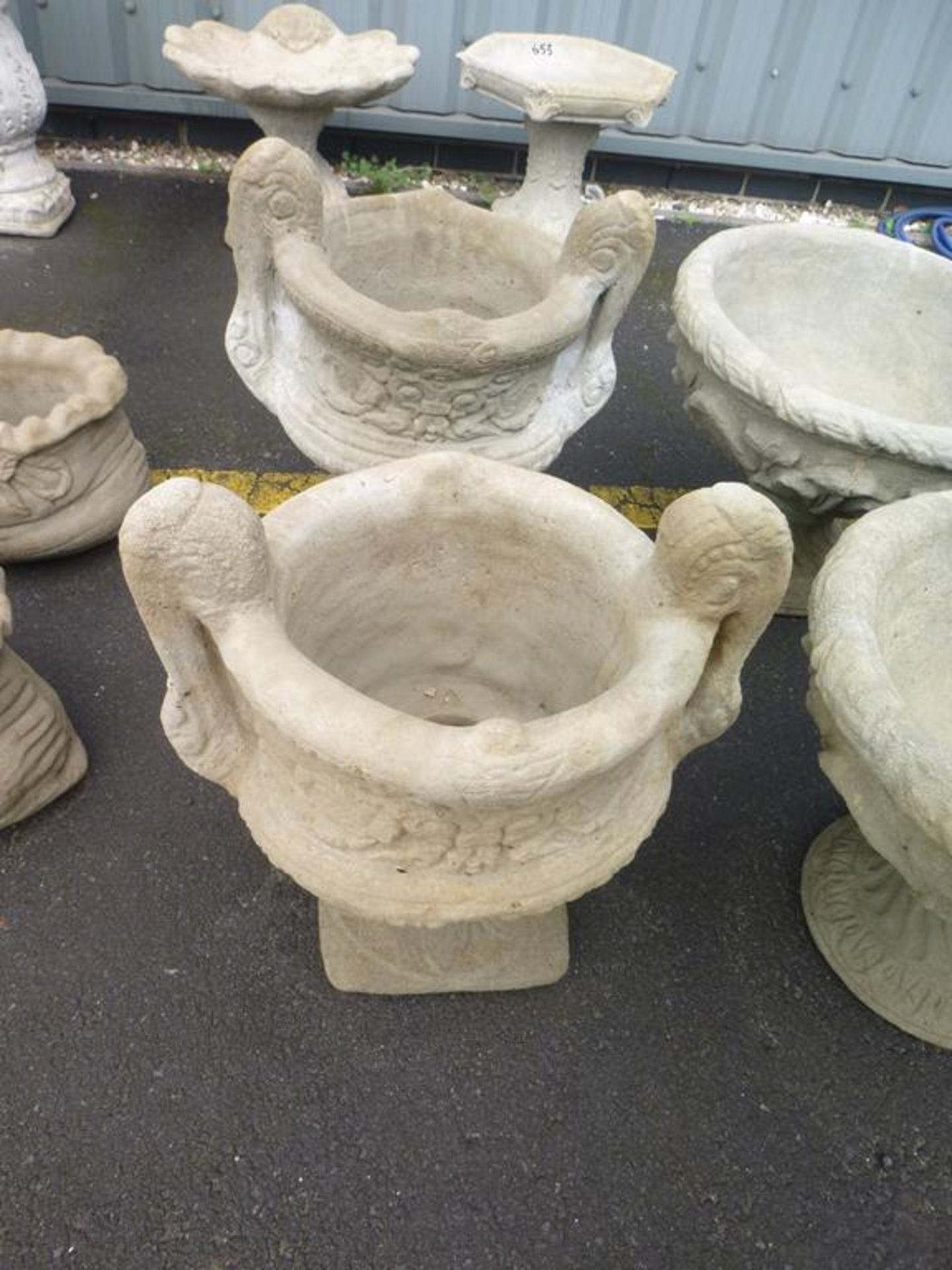 2 x Two-Handled Urns