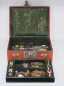 A lot to include a collection of Antique Jewellery including Gold and Silver mounted items in