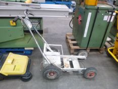 A Bowcom White Line Marker Trolley