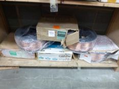 * A shelf to include 6 Reels of various Welding Wire