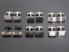 * A total of six new 'Unique' Stainless Steel Cuff Links (6) (RRP £210)