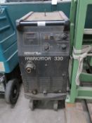 A Thermal Arc Fabricator 330 Welder. Please note there is a £5 + VAT lift out fee on this lot.