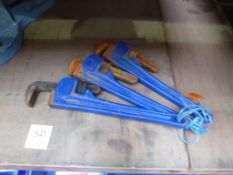 3 Thorsman 14inch/350min Stilsons/Wrenches