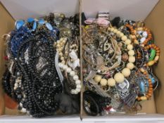 Two Boxes of Costume Jewellery (est £30-£60)