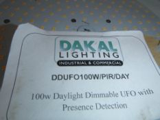 A 100W Daylight Dimmable UFO with Presence Detection