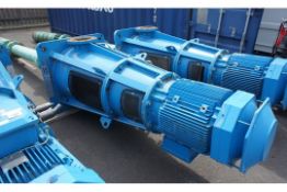 * SSP GR12C/4 vertical turbine pump, 4 stage, design duty flow 50 L/s, head 70 m, Efficiency 82.