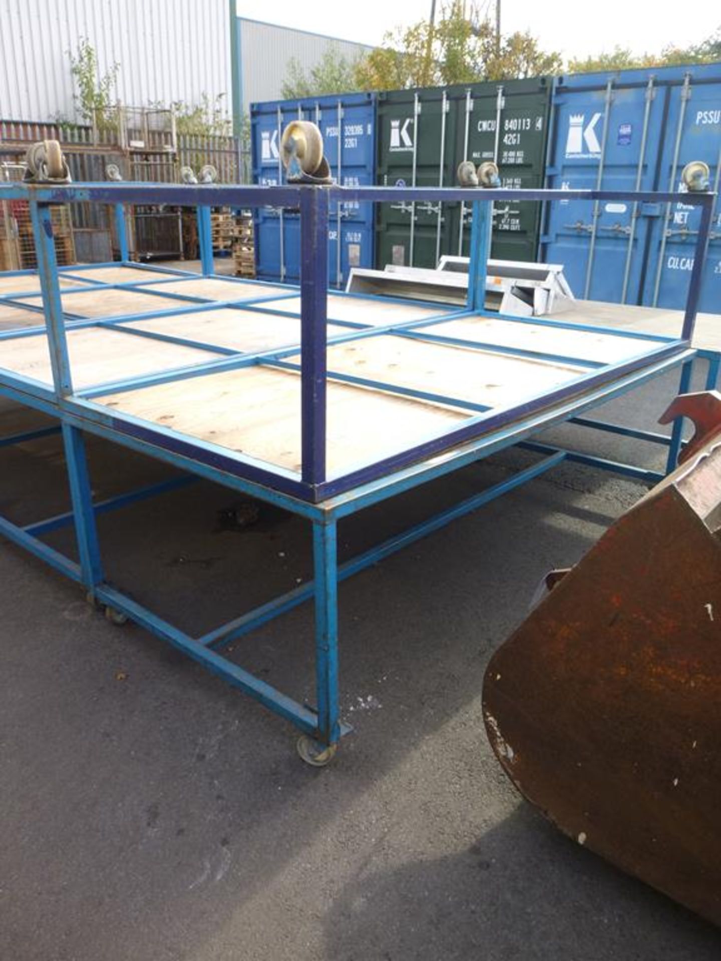 * 2 X Large Portable Tables. Please note there is a £5 Plus VAT Lift Out Fee on this lot