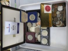 A lot to include various Old Coinage Georgian and Silver Items (est £40-£80)