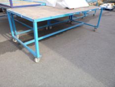 * 1 X Large Portable Table. Please note there is a £5 Plus VAT Lift Out Fee on this lot