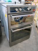 A Built in Hot Point Double Oven DE89X/1 SN003265545 Unused