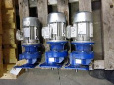 * Three Motovario Electric Motors and Gearboxes, H041FAT71B4/TF 390RPM 0.37kW, wuth Thermistors (