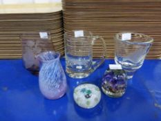 A Selection of Glassware, including Caithness, to Feature Paperweights, Vases, Ornaments etc (6) (