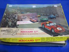 A box containing Meccano 'Circuit 24' Race Track (Le Mans in miniature) (complete?) (est £25-£50)