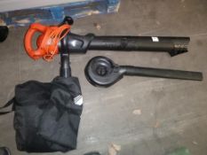 A Black and Decker GW220 240V Garden Vacuum