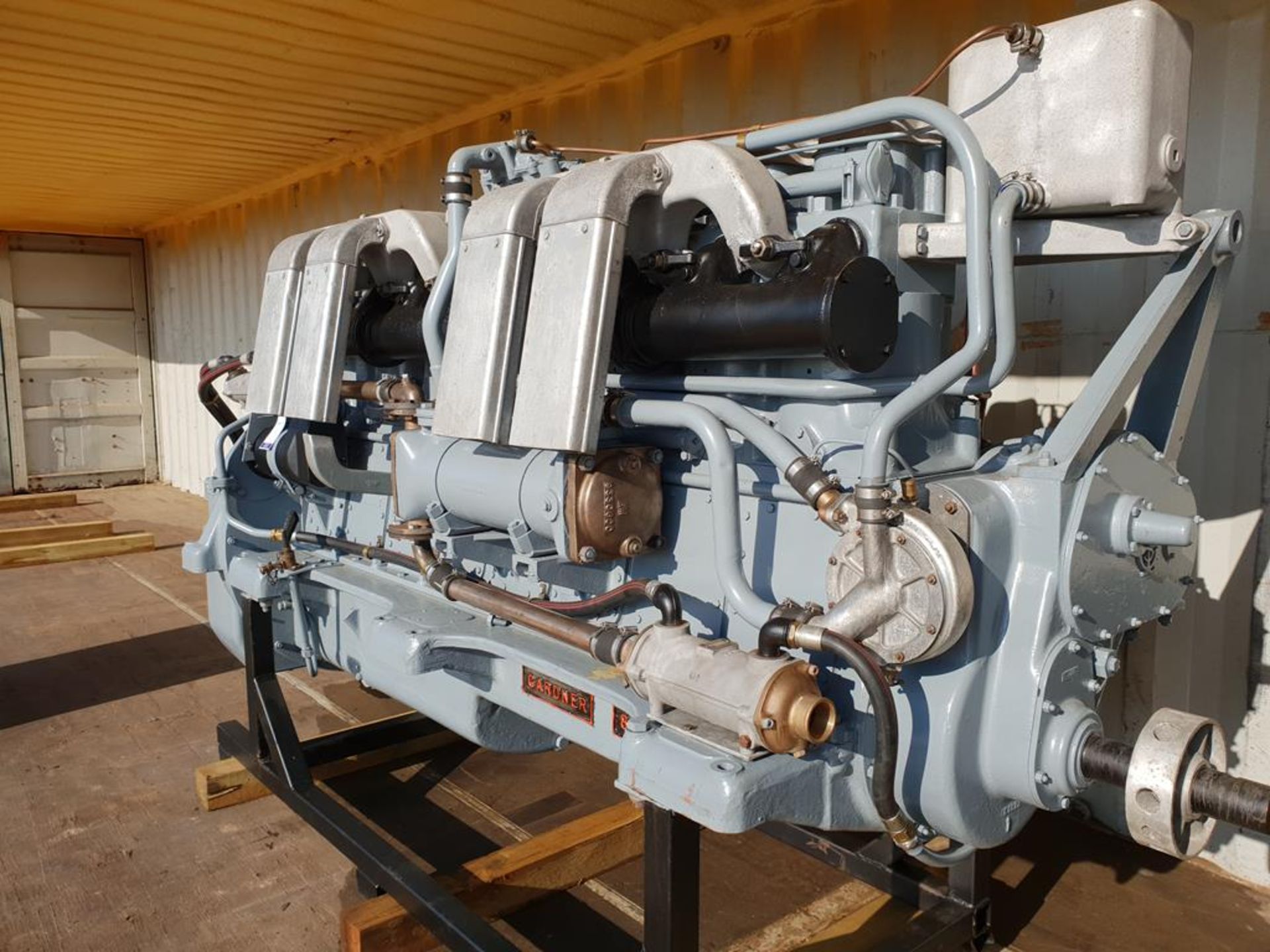* Gardiner Type SL3B Reconditioned Marine Diesel Engine in Gearbox - Image 2 of 7